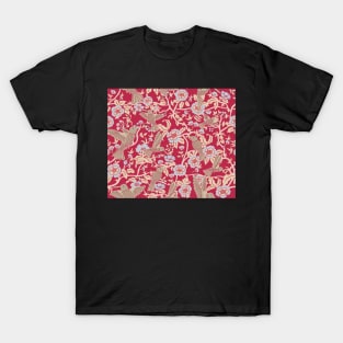 Hummingbirds in Floral Garden T-Shirt